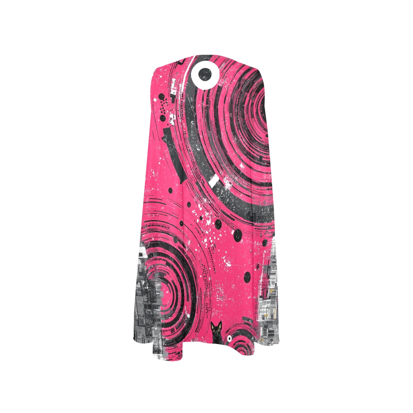 Pink Chaos A-Line Pocket Dress