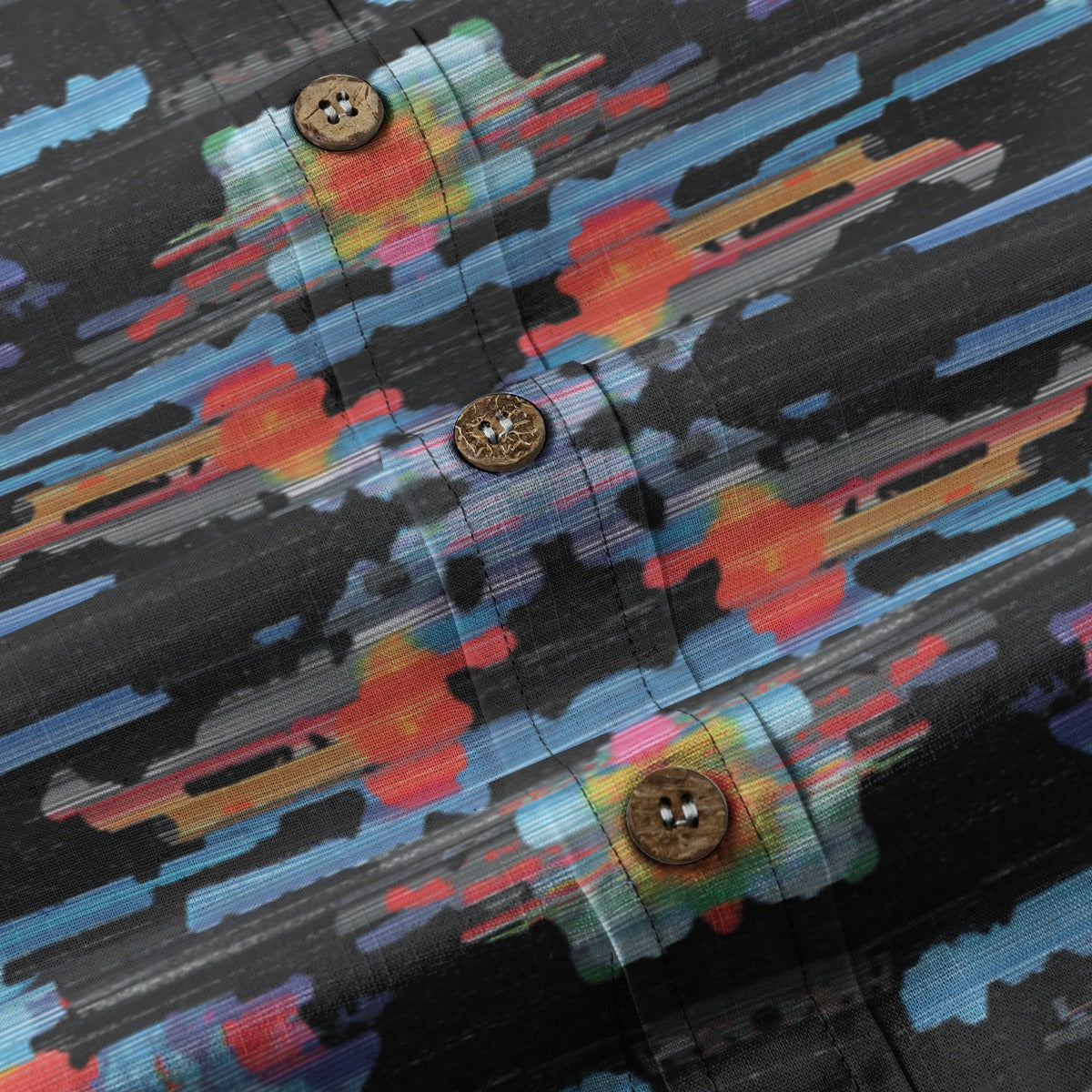 Glitch Slub Cotton