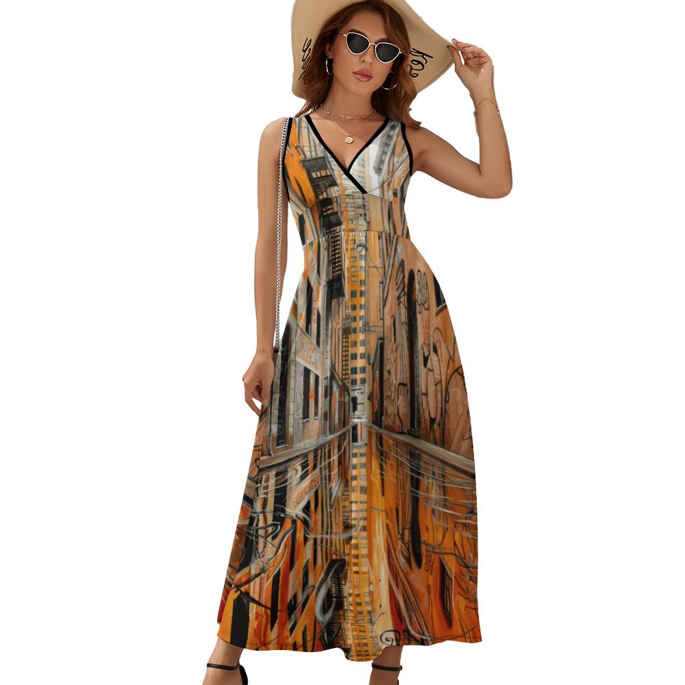 Reflections Long Sleeveless Dress