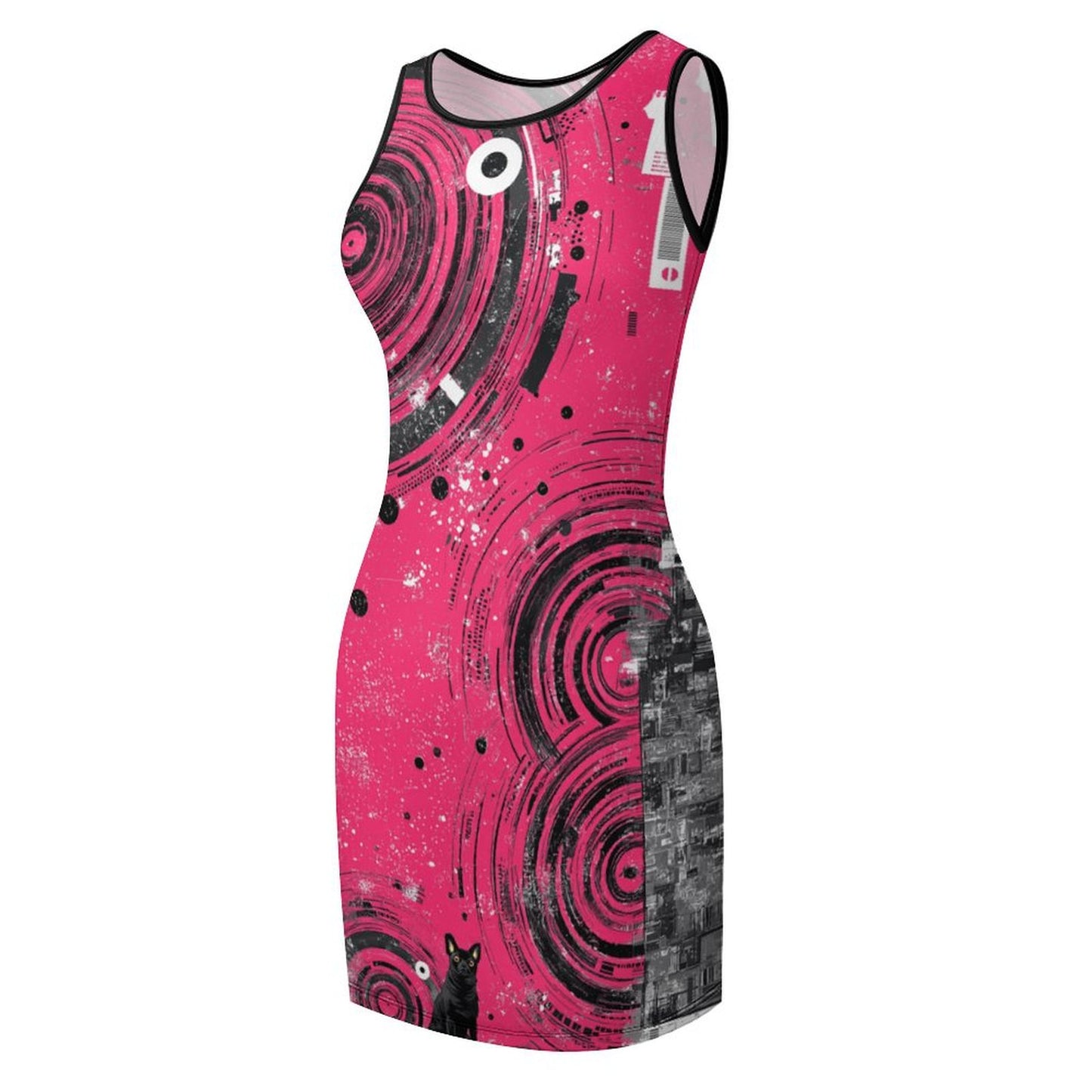 Pink Chaos Tank Dress