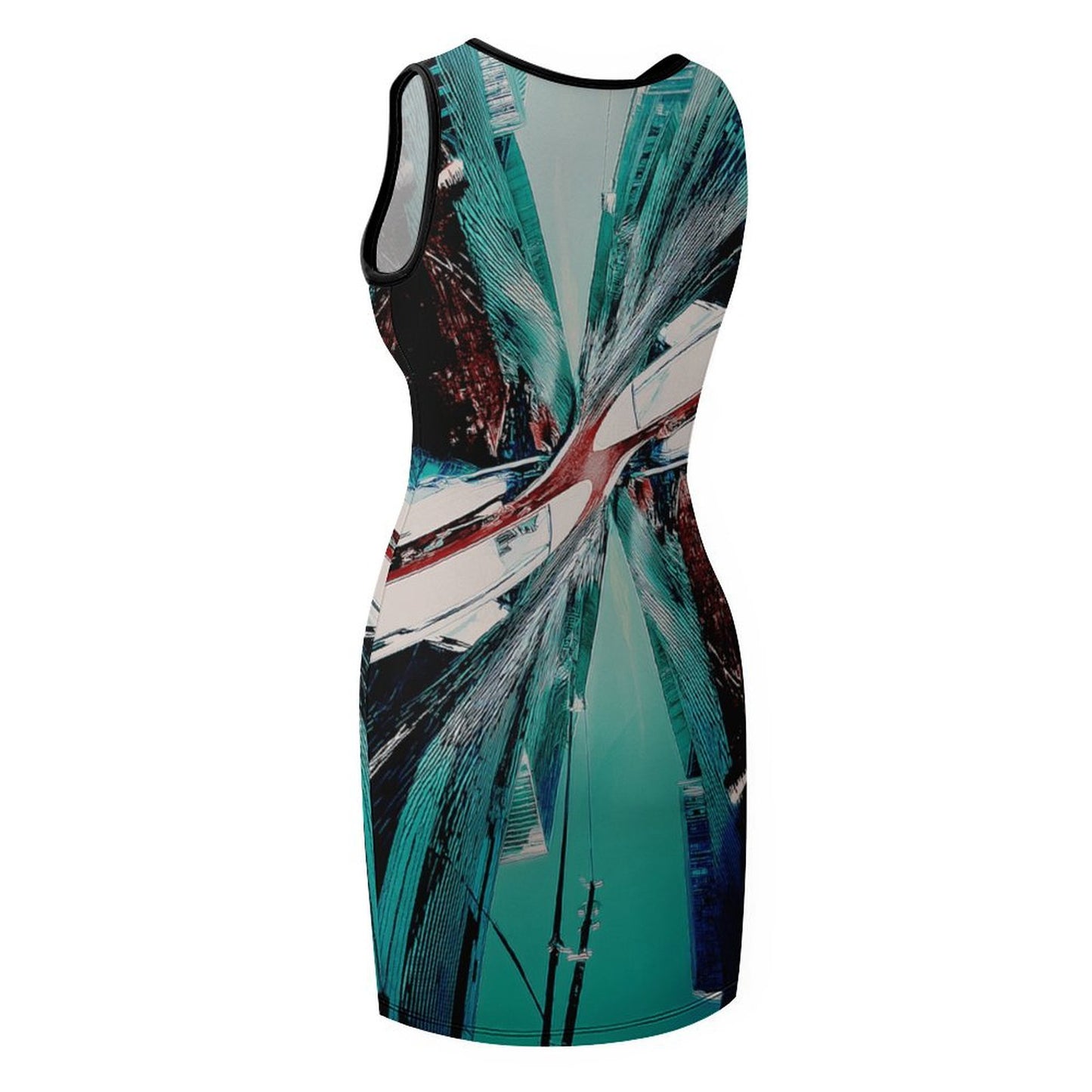 Aqua Angles Tank Dress