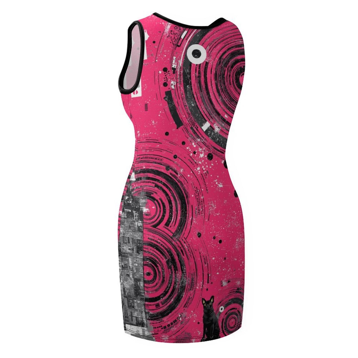 Pink Chaos Tank Dress