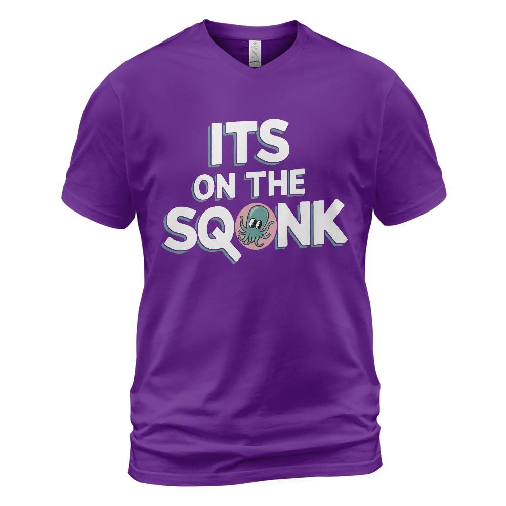Sqonk Cotton V-Neck T-shirt