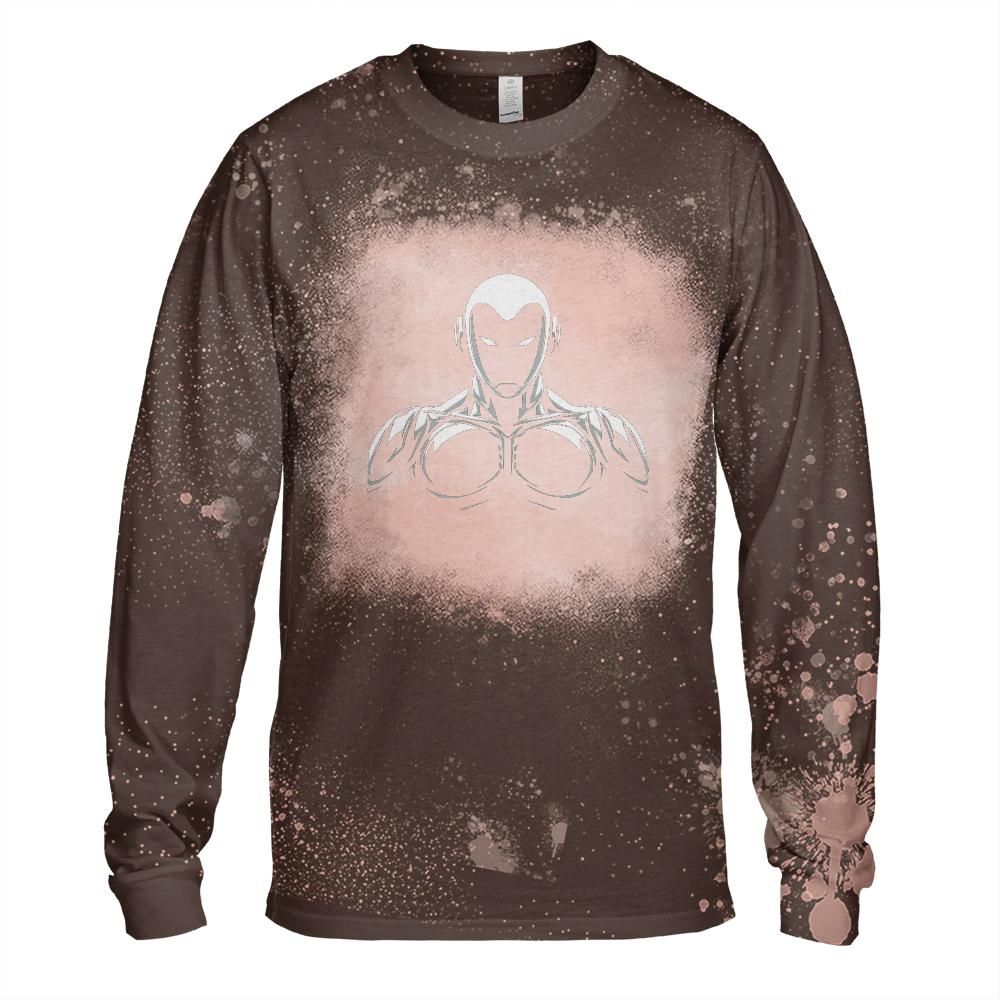 Robot Future Bleached Long Sleeve T-Shirt
