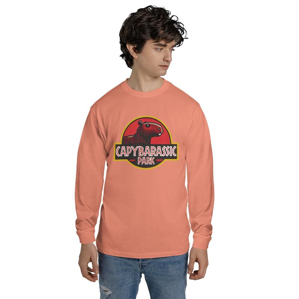 Capybarassic Park Long Sleeve T-shirt