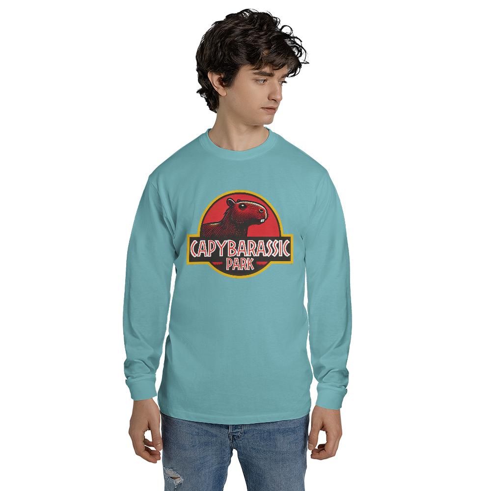 Capybarassic Park Long Sleeve T-shirt