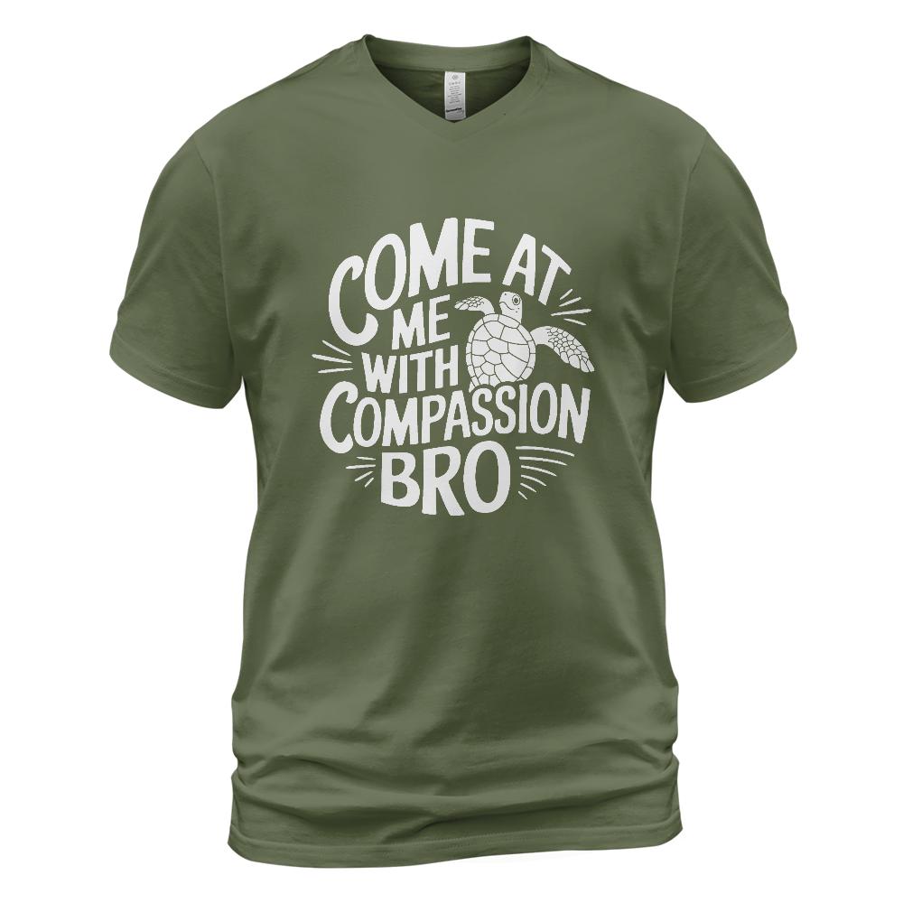 Compassion Cotton V-neck T-shirt