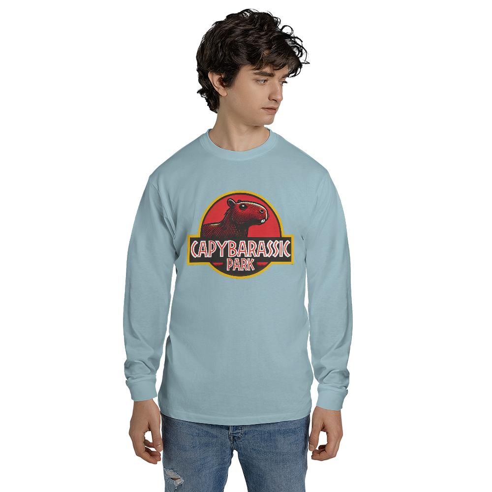 Capybarassic Park Long Sleeve T-shirt