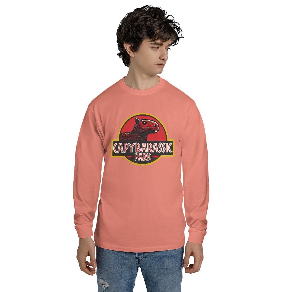 Capybarassic Park Long Sleeve T-shirt