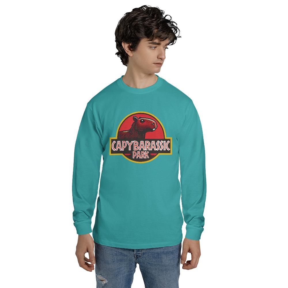 Capybarassic Park Long Sleeve T-shirt