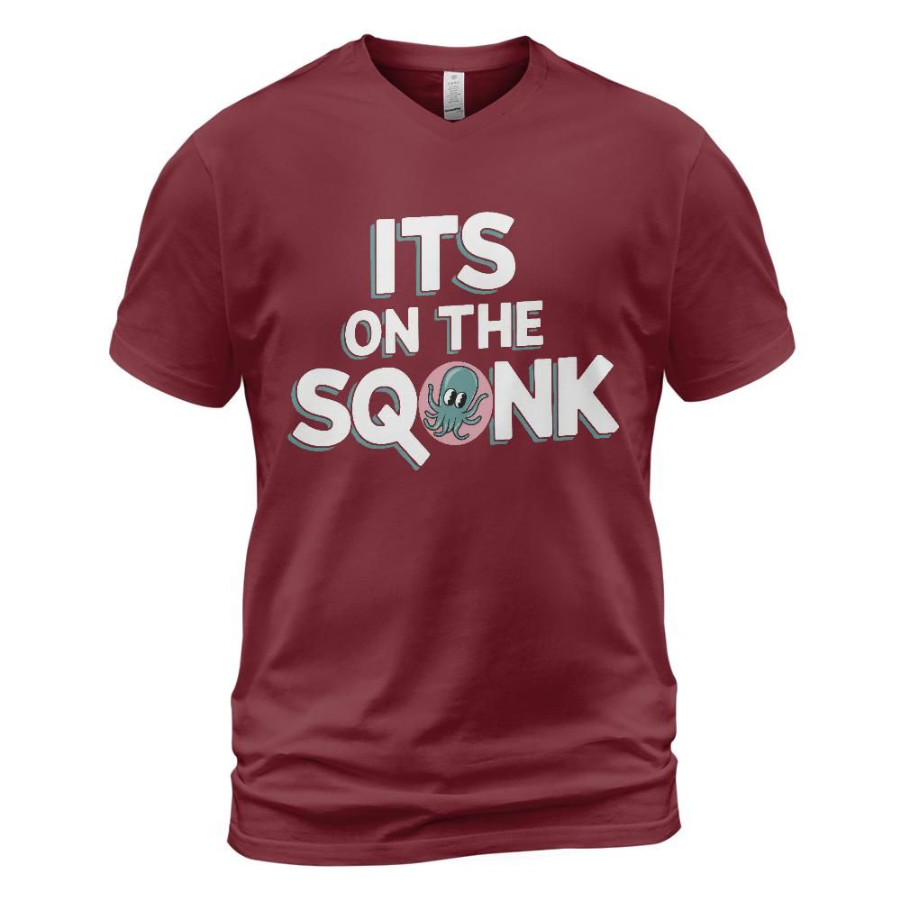 Sqonk Cotton V-Neck T-shirt