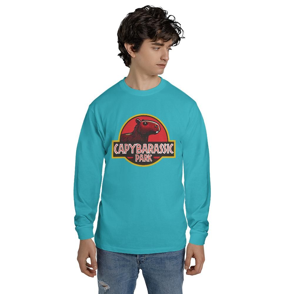 Capybarassic Park Long Sleeve T-shirt
