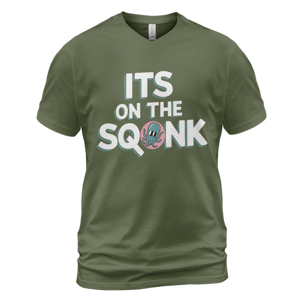 Sqonk Cotton V-Neck T-shirt