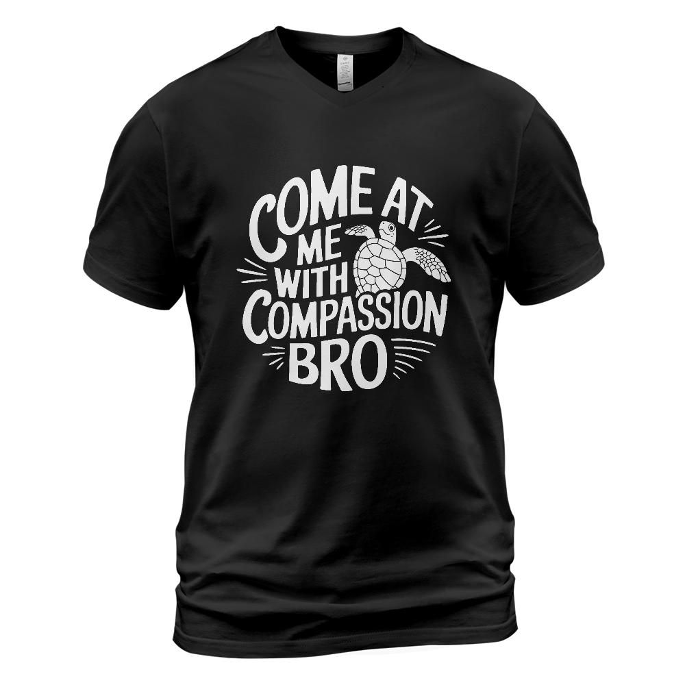 Compassion Cotton V-neck T-shirt
