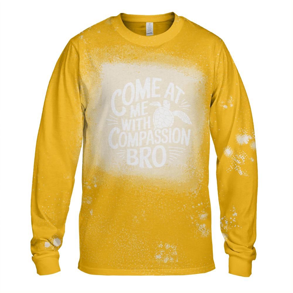 Compassion Bleached Long Sleeve T-Shirt