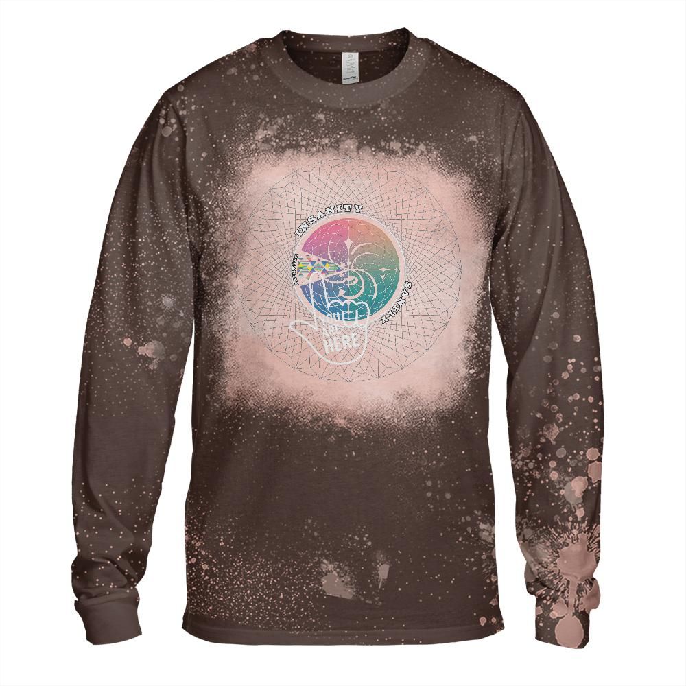 Unsanity Bleached Long Sleeve T-Shirt