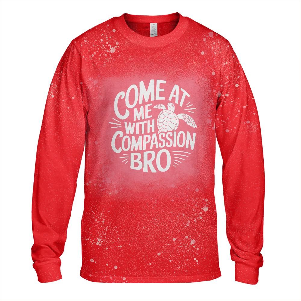 Compassion Bleached Long Sleeve T-Shirt