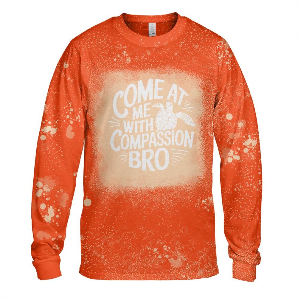 Compassion Bleached Long Sleeve T-Shirt