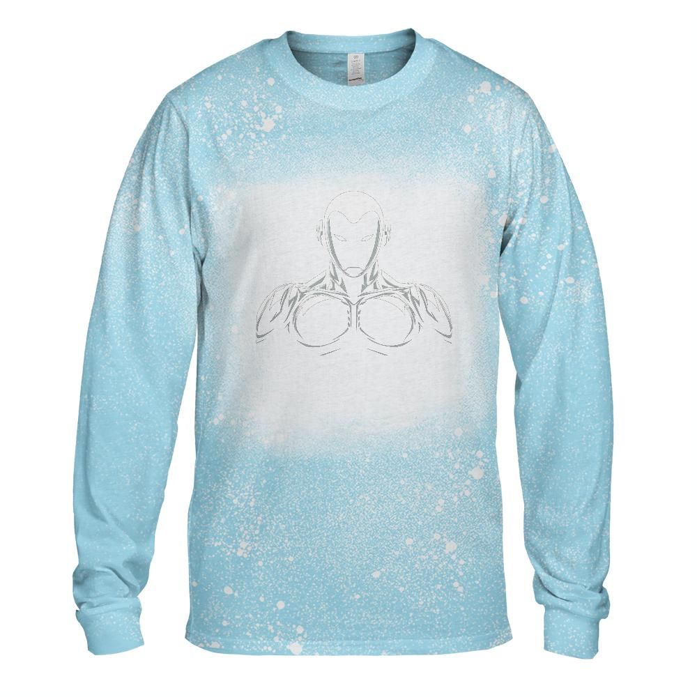 Robot Future Bleached Long Sleeve T-Shirt