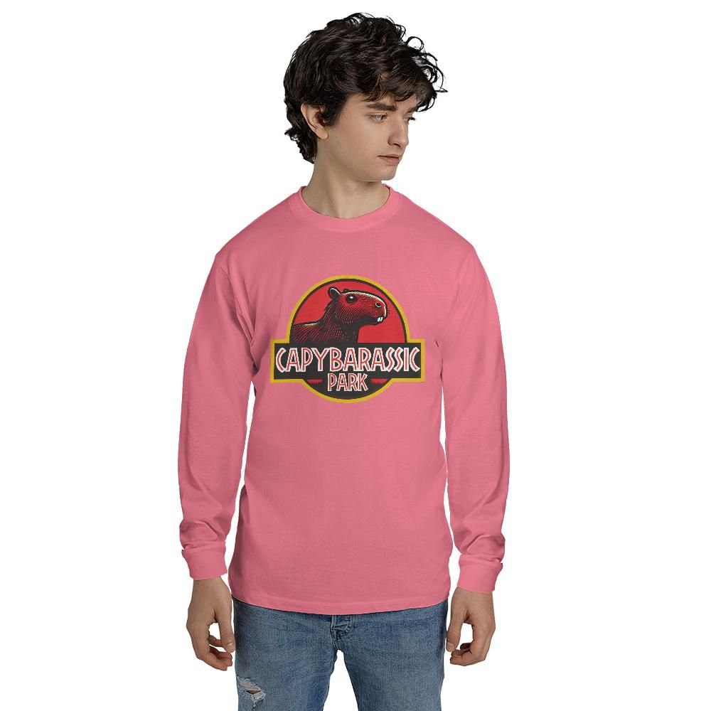 Capybarassic Park Long Sleeve T-shirt