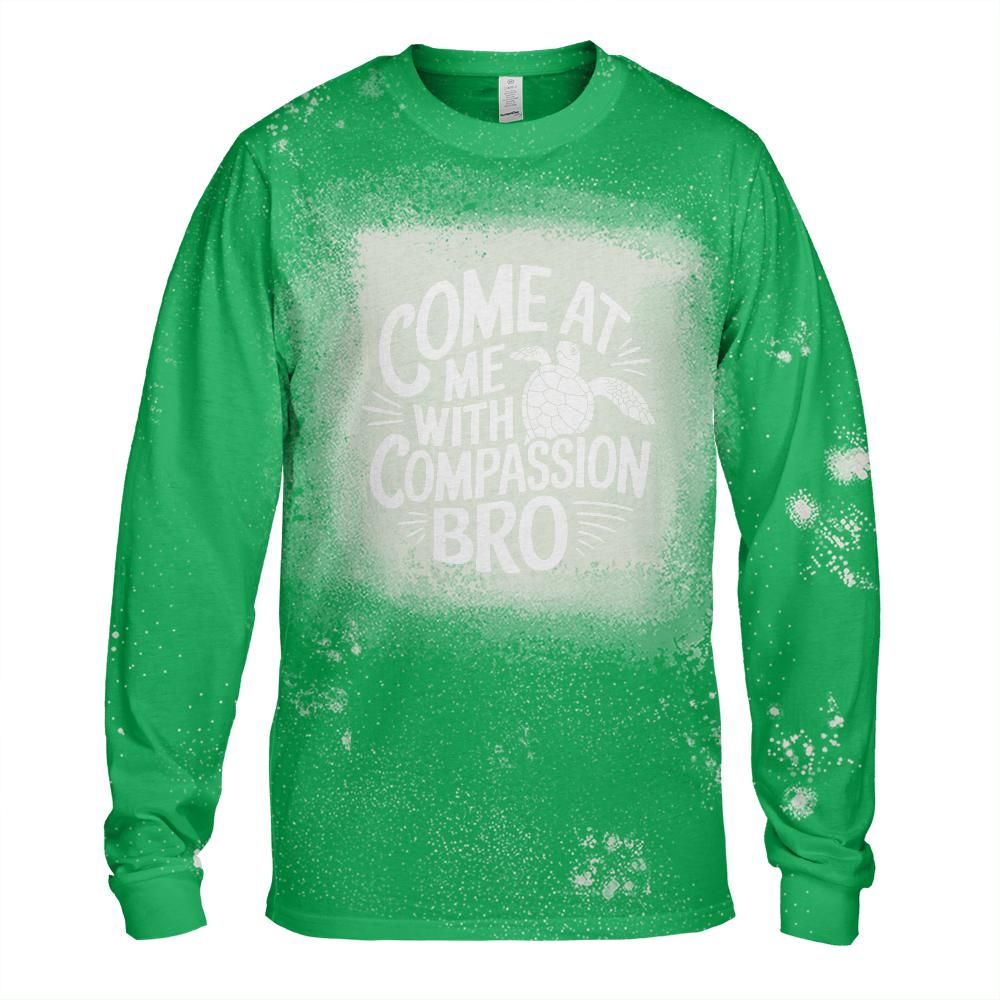 Compassion Bleached Long Sleeve T-Shirt