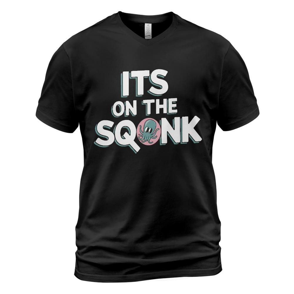 Sqonk Cotton V-Neck T-shirt