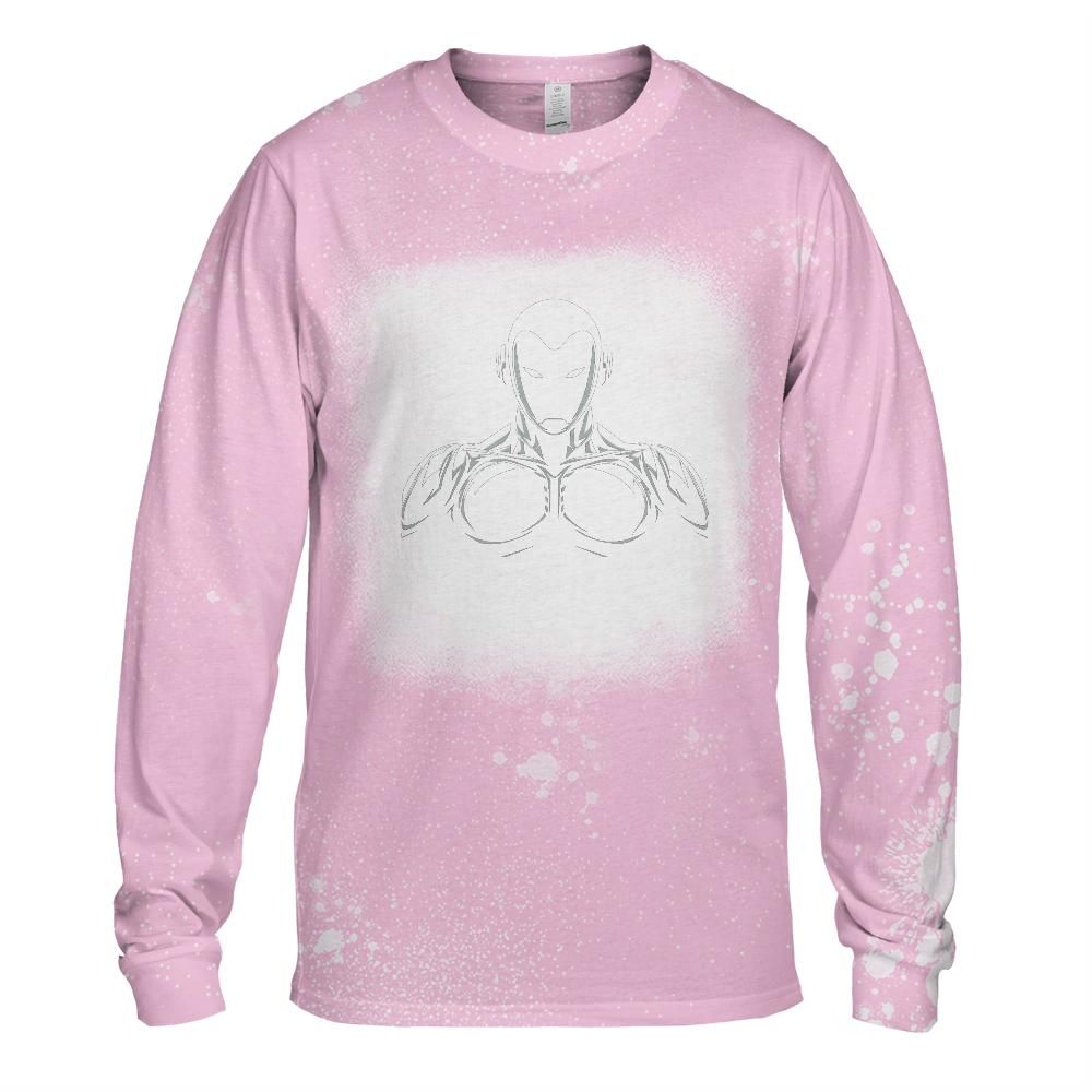 Robot Future Bleached Long Sleeve T-Shirt