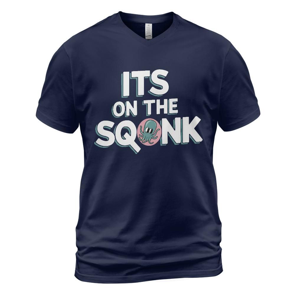 Sqonk Cotton V-Neck T-shirt