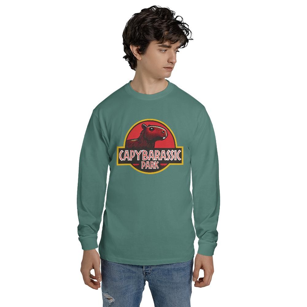 Capybarassic Park Long Sleeve T-shirt