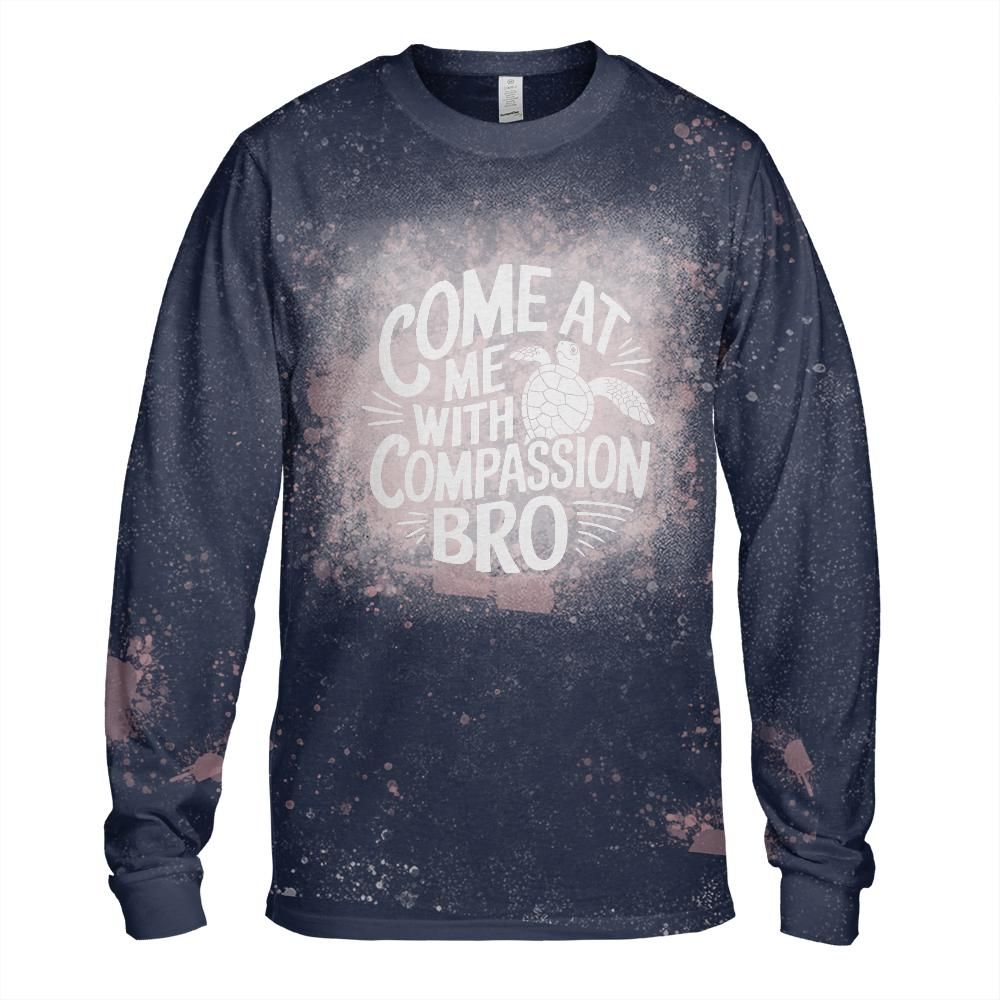 Compassion Bleached Long Sleeve T-Shirt