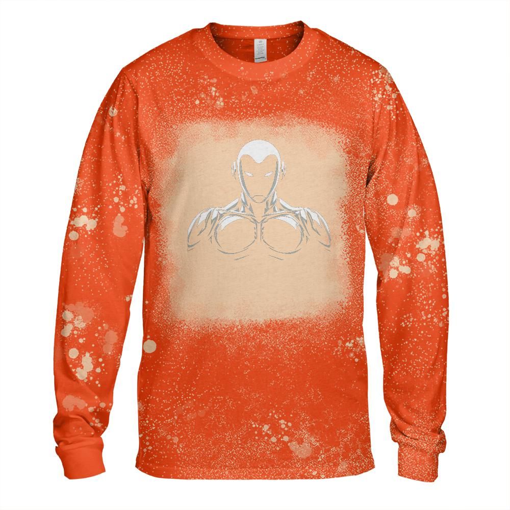 Robot Future Bleached Long Sleeve T-Shirt