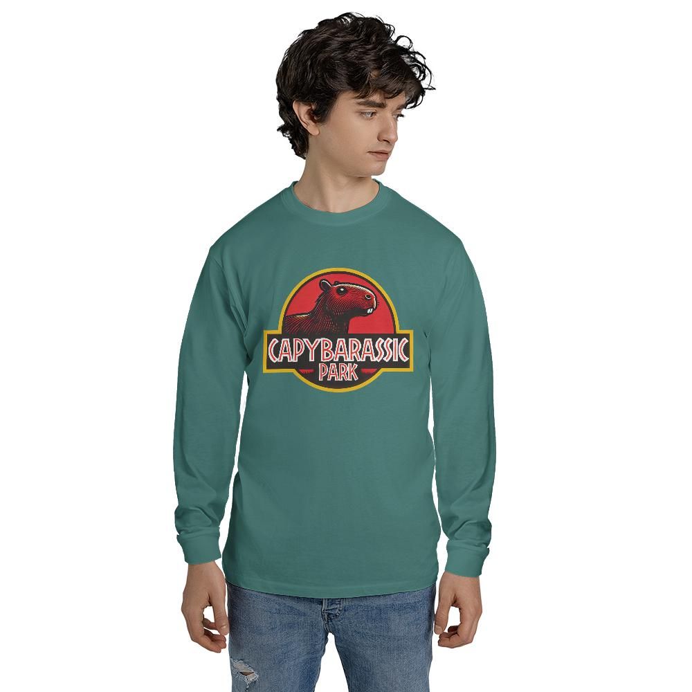 Capybarassic Park Long Sleeve T-shirt