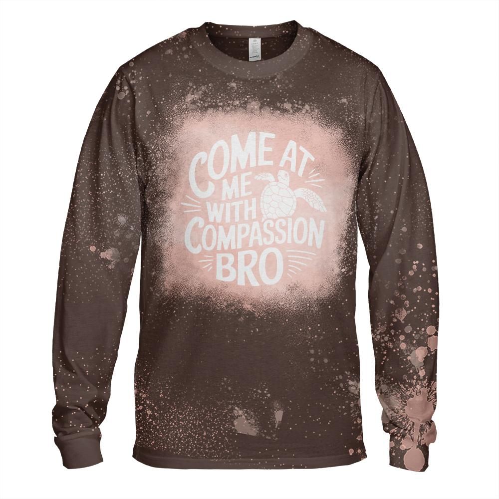 Compassion Bleached Long Sleeve T-Shirt