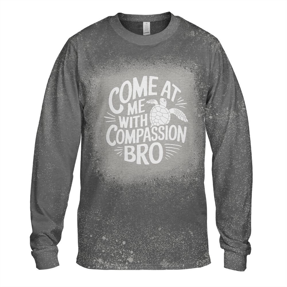 Compassion Bleached Long Sleeve T-Shirt