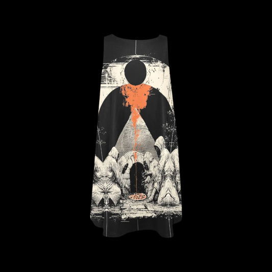 Pizza Cultists A-Line Pocket Dress