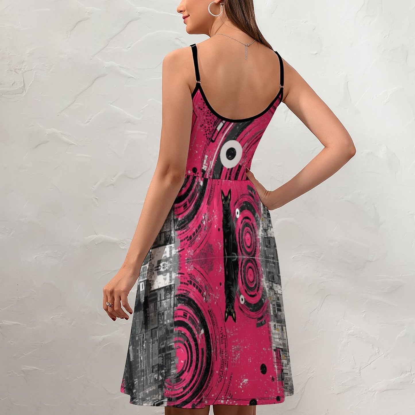 Pink Chaos Sling Dress