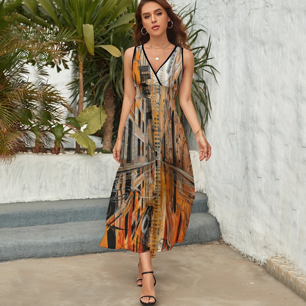 Reflections Long Sleeveless Dress