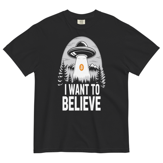 I Want To Believe Heavyweight Tee