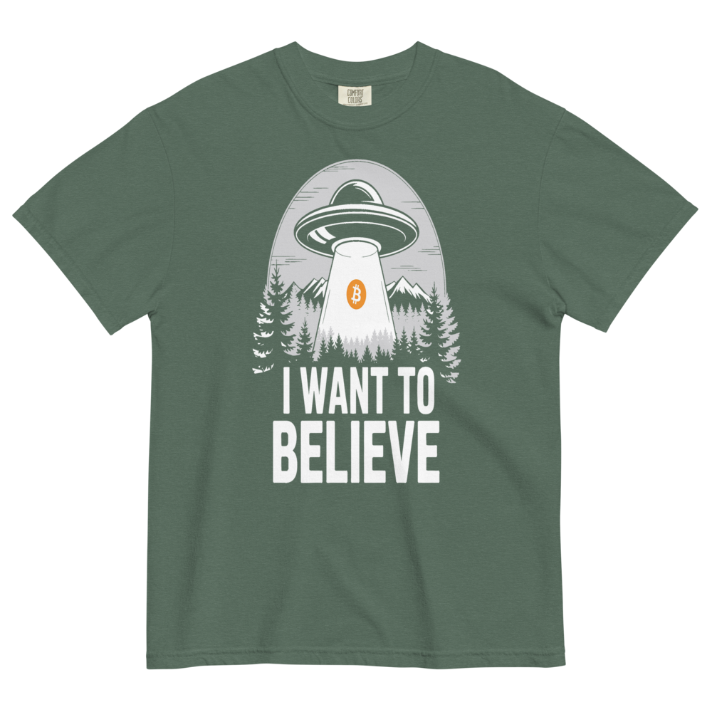I Want To Believe Heavyweight Tee