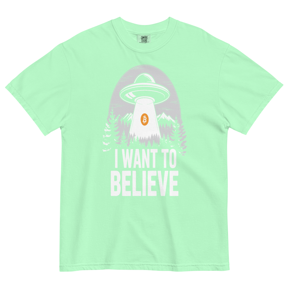 I Want To Believe Heavyweight Tee