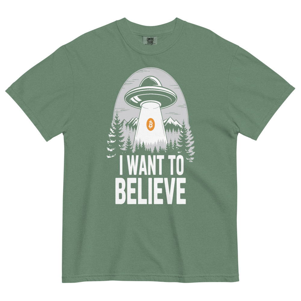 I Want To Believe Heavyweight Tee