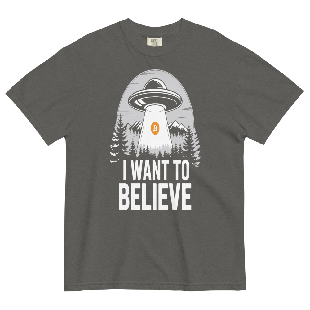 I Want To Believe Heavyweight Tee