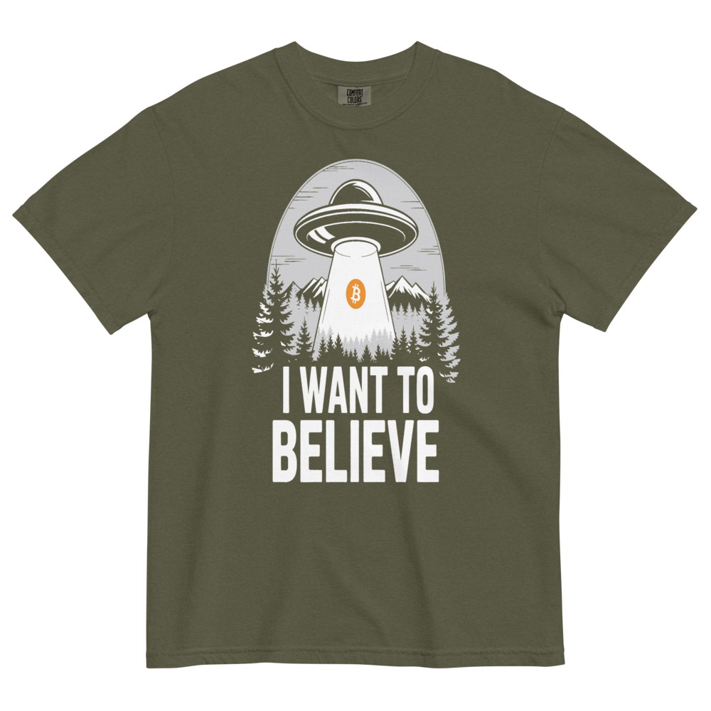 I Want To Believe Heavyweight Tee