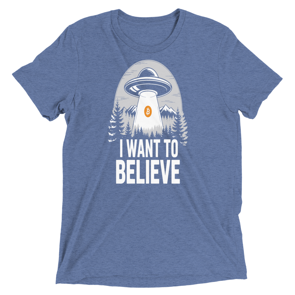 I Want To Believe Triblend Tee