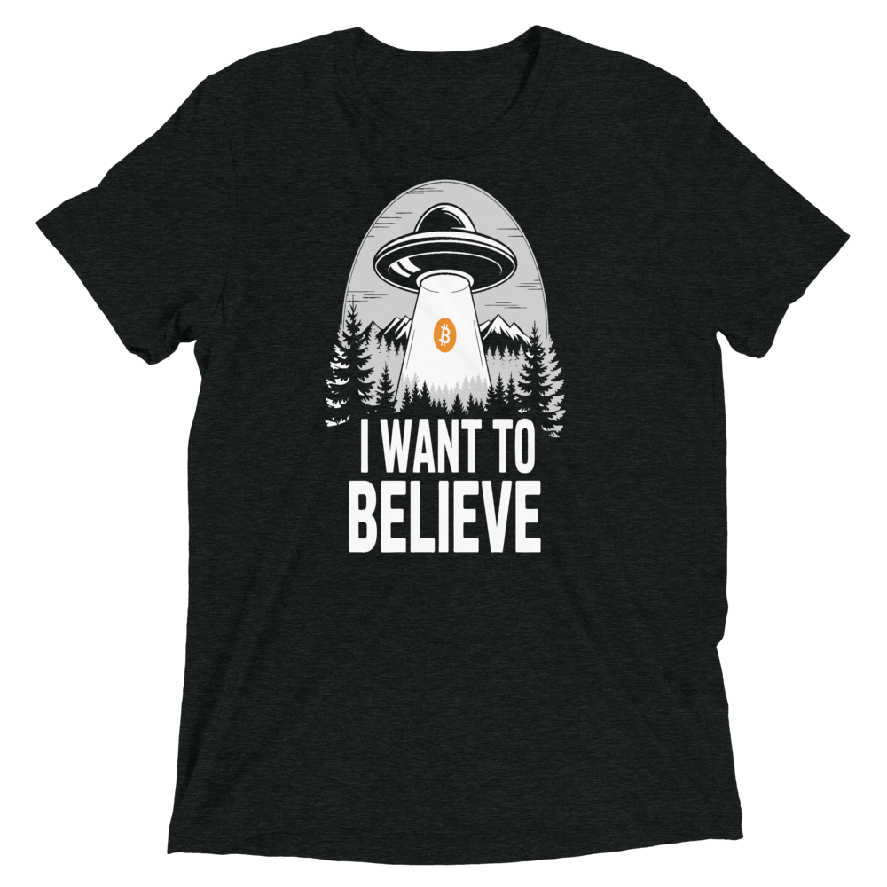 I Want To Believe Triblend Tee