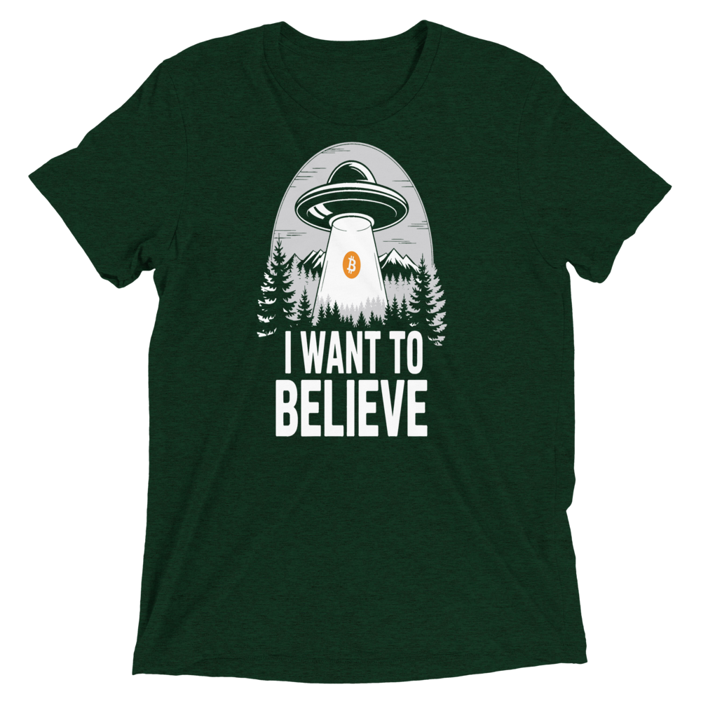 I Want To Believe Triblend Tee
