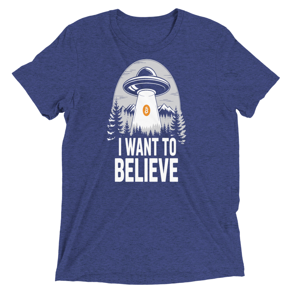 I Want To Believe Triblend Tee