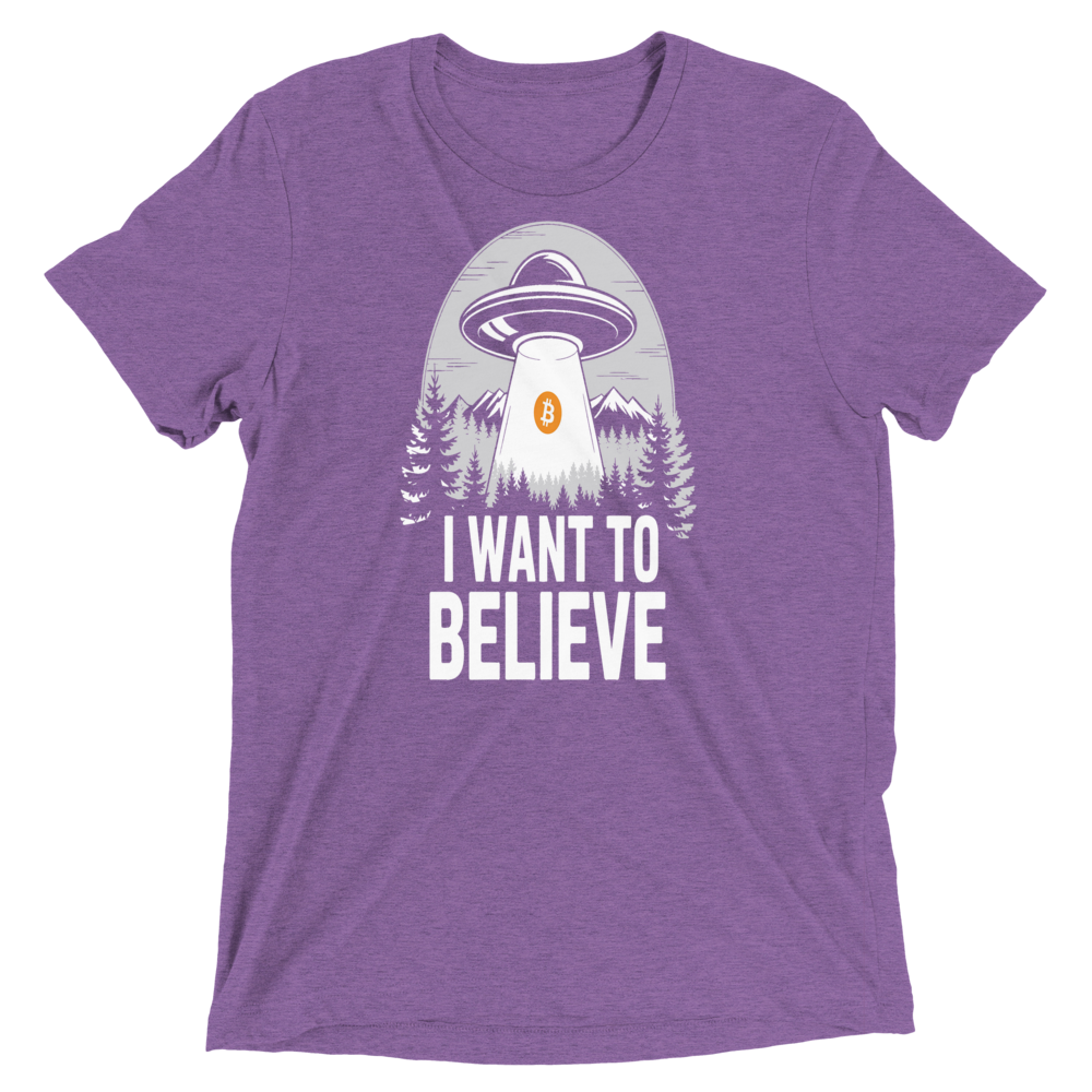 I Want To Believe Triblend Tee
