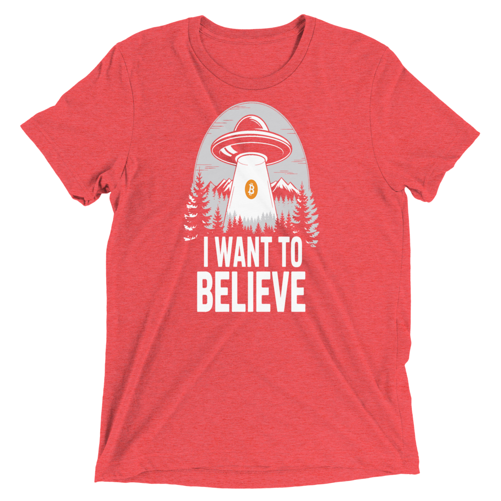 I Want To Believe Triblend Tee