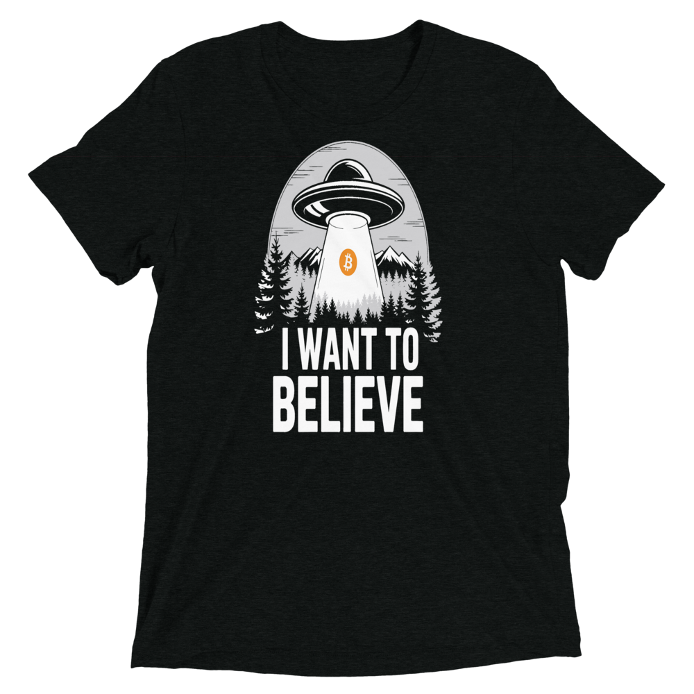 I Want To Believe Triblend Tee